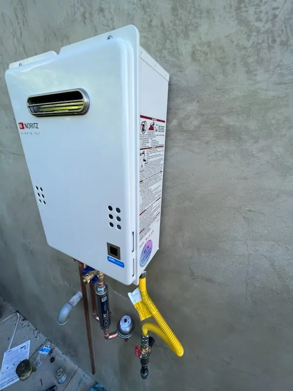 Tankless water heater installation for Lavers homes